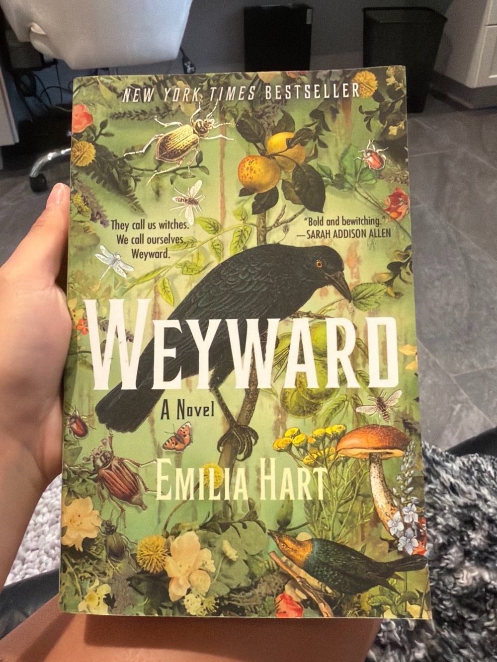 Weyward by Emilia Hart — Illustrated Green Paperback Novel